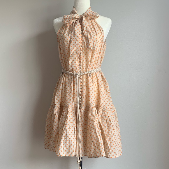 NWT Zimmermann Polka Dot Shell Belt Mini Dress - Picture 7 of 12